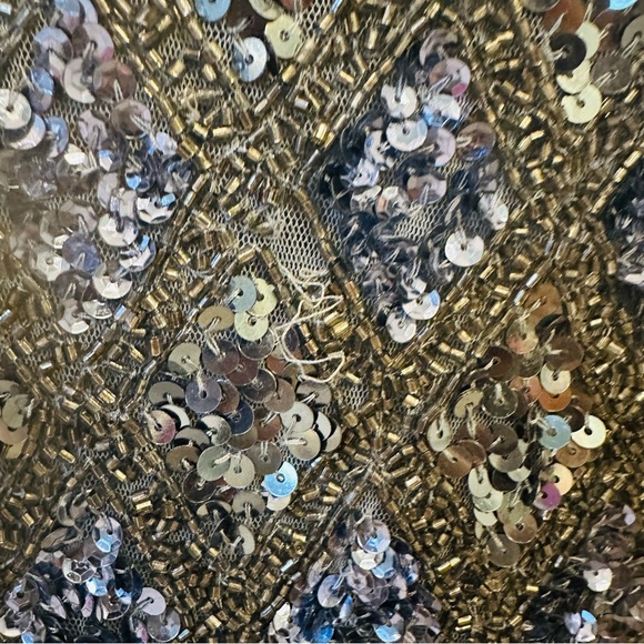 NWT Mac Duggal Sz 6 5479 Embellished One Shoulder Asymmetrical Gown Slate $798 - Picture 9 of 17